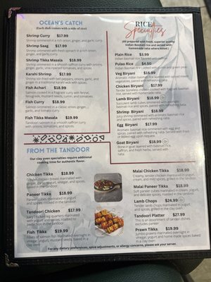 Menu photo 2 PanJ Aab Indian Cuisine Pacifica, CA