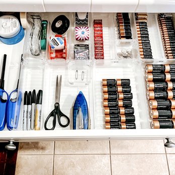 Hestia Homes - Junk drawer organized by Hestia Homes - Home Organization Near Me