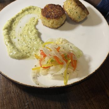 The Brass Onion - Crab Cakes with Cajun remoulade. - Comfort Food Near Me - Overland Park, Kansas The Brass Onion - Crab Cakes with Cajun remoulade. - Comfort Food Near Me - Overland Park, Kansas