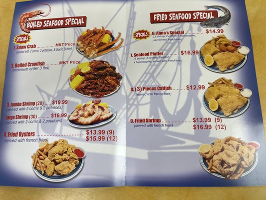 Menu photo 1 Anna’s Crawfish & Seafood Houston, TX Menu photo 1 Anna’s Crawfish & Seafood Houston, TX