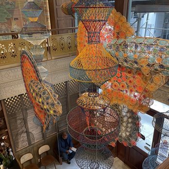 Mitr Thai - Inside entrance decor view from top floor - Thai Near Me - New York, New York