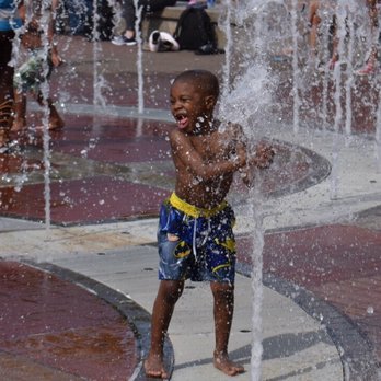 Centennial Olympic Park - Kids enjoying the Olympic Ring Fountain - Parks Near Me - Atlanta, Georgia Centennial Olympic Park - Kids enjoying the Olympic Ring Fountain - Parks Near Me - Atlanta, Georgia