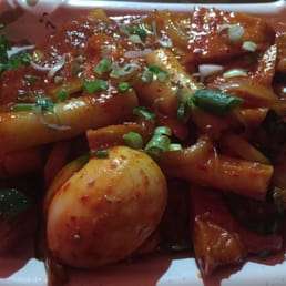 Dukbokki - super recommend! KailaYu.com or Snapchat: IamKailayu for more food adventures!
