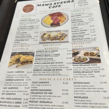 Mama Suegra Cafe - Menu - Breakfast & Brunch Near Me - Sayreville, New Jersey Mama Suegra Cafe - Menu - Breakfast & Brunch Near Me - Sayreville, New Jersey