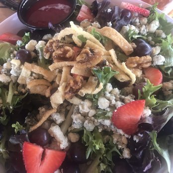 Trader Jack's Riverside Grille - The salad didn't even need the thick delicious dressing, so much flavor in the toppings! - Burgers Near Me - Eastlake, Ohio