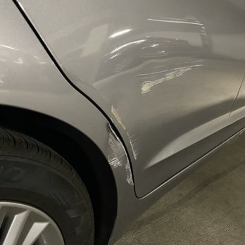 Hadd Customs - Rear damage to right door - Body Shops Near Me - Beverly Hills, California