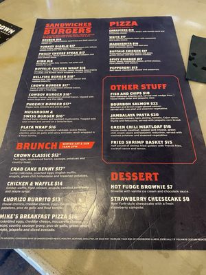 Menu photo 4 Crown Public House Phoenix, AZ