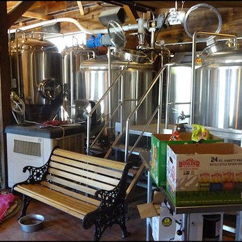 GoatHouse Brewing Co - At the rear of the barn there are six beer tanks, where the beer is made. - Breweries Near Me - Lincoln, California GoatHouse Brewing Co - At the rear of the barn there are six beer tanks, where the beer is made. - Breweries Near Me - Lincoln, California
