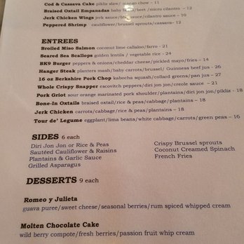 BK9 - The menu has a wonderful variety of foods cooked to perfection - Caribbean Near Me - Brooklyn, New York