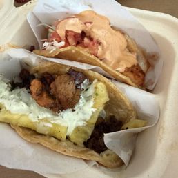 Shrimp and al pastor Shrimp and al pastor