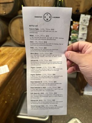 Fermentery Form by null