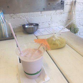 Frita Batidos - Enjoying hibiscus beatific and ginger-lime juice. - Cuban Near Me - Ann Arbor, Michigan