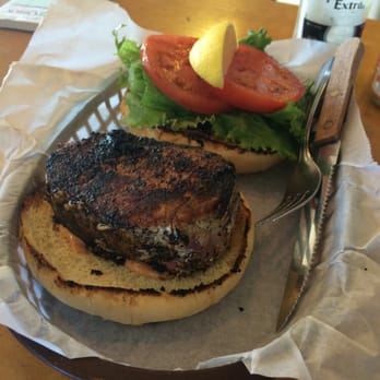 Chowder Ted's - Blackened tuna sandwich - Seafood Near Me - Jacksonville, Florida