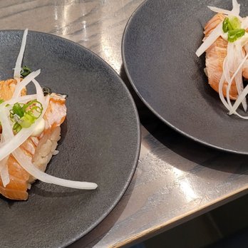 TORA - Aburi Atlantic salmon - Japanese Near Me - Toronto, Ontario TORA - Aburi Atlantic salmon - Japanese Near Me - Toronto, Ontario