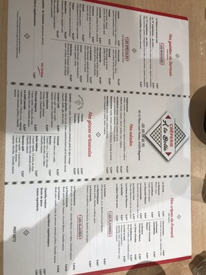 Menu photo 1 A La Bolée Bayonne, 64 Menu photo 1 A La Bolée Bayonne, 64