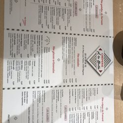 A La Bolée - Menu