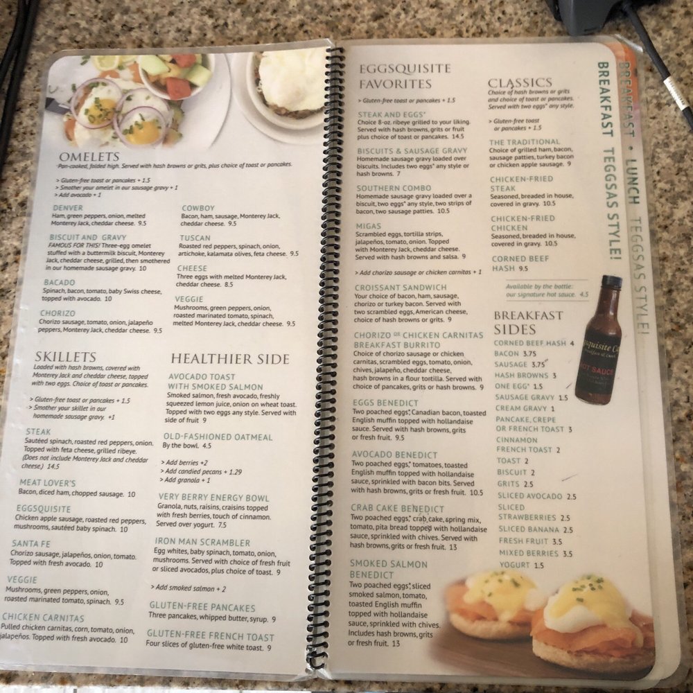 Eggsquisite Cafe - Menu - Breakfast & Brunch Near Me - McKinney, Texas Eggsquisite Cafe - Menu - Breakfast & Brunch Near Me - McKinney, Texas