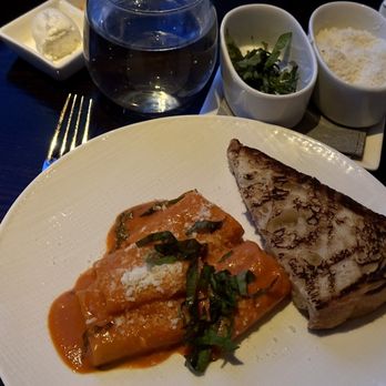 Scarpetta - Our shared dinner with fresh basil and parmesan - Italian Near Me - Las Vegas, Nevada