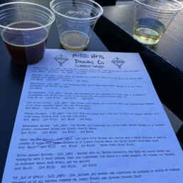 4 oz pours and outdoor, dog-friendly seating