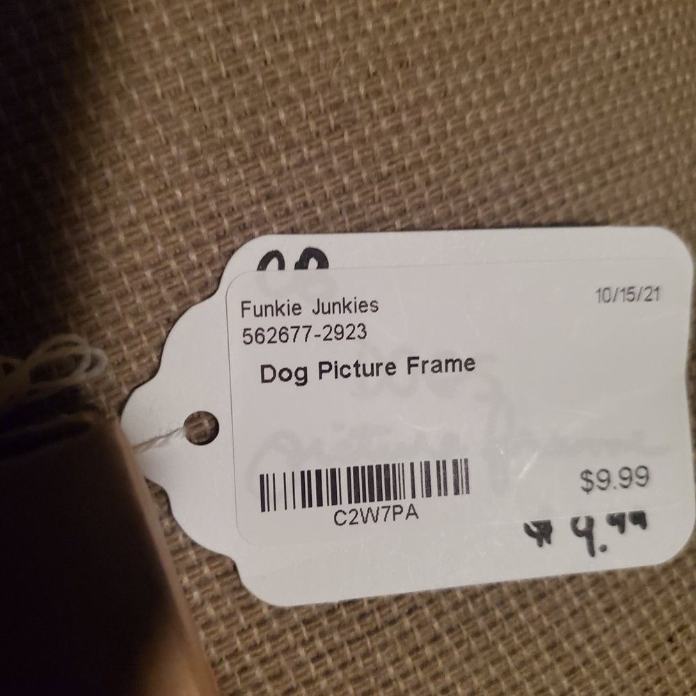 Funkie Junkies - handwritten change in printed tag appears to be $4.99 or $4.00 - Thrift Stores Near Me - Punta Gorda, Florida Funkie Junkies - handwritten change in printed tag appears to be $4.99 or $4.00 - Thrift Stores Near Me - Punta Gorda, Florida