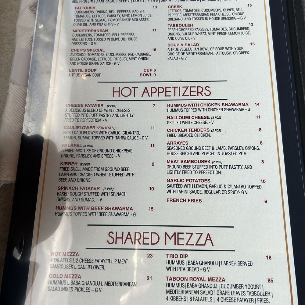 Taboon Mediterranean - Mediterranean Near Me - Long Beach, California