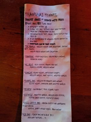 Menu photo 5 Shanghai Tunnel Bar Portland, OR Menu photo 5 Shanghai Tunnel Bar Portland, OR
