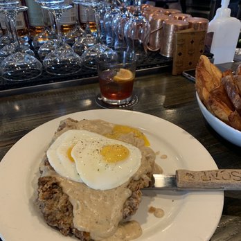 Bosscat Kitchen & Libations - Country fried steak - New American Near Me - Irvine, California Bosscat Kitchen & Libations - Country fried steak - New American Near Me - Irvine, California