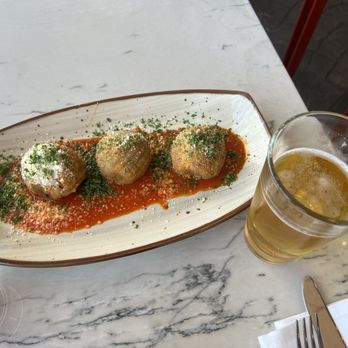 Trattoria Da Sofia - Rice Balls with tomato sauce - Italian Near Me - San Diego, California Trattoria Da Sofia - Rice Balls with tomato sauce - Italian Near Me - San Diego, California