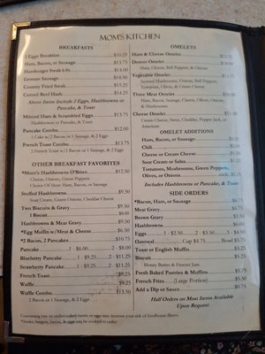 Menu photo 4 Mom's Kitchen North Bend, OR