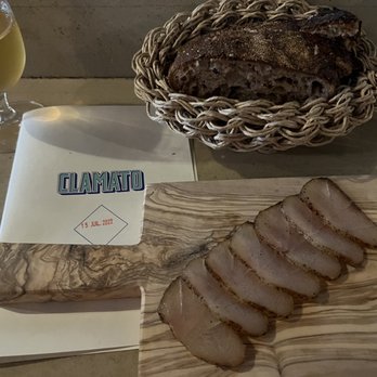 Clamato - Air dried stone trout, black garlic - Seafood Near Me - Paris, 75 Clamato - Air dried stone trout, black garlic - Seafood Near Me - Paris, 75