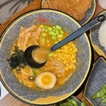 Okayama - curry ramen with pork katsu - Ramen Near Me - Orlando, Florida Okayama - curry ramen with pork katsu - Ramen Near Me - Orlando, Florida