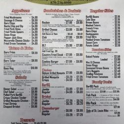 Bar-B-Q Barn - Menu