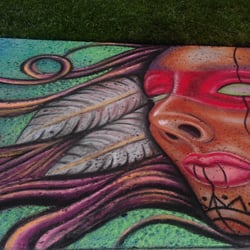 Fillmore Tattoo & Art Gallery - Fillmore tattoo chalk art.