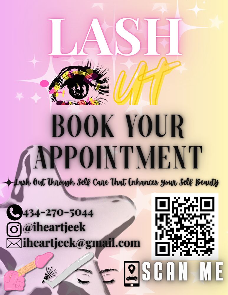 Lash Out Esthetic Services Logo
