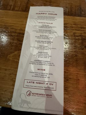 Menu photo 1 Old Vines Naples, FL