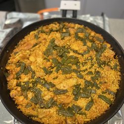 Taller Andaluz de Cocina - Our finished Valencian paella