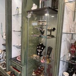 Luv the display armoire is from the state street Chicago Marshall fields