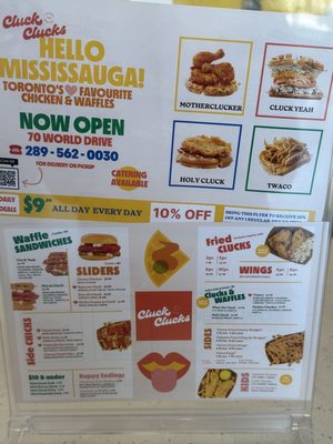 Menu photo 2 Cluck Clucks Mississauga, ON Menu photo 2 Cluck Clucks Mississauga, ON