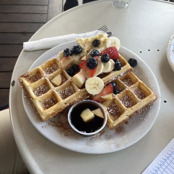 Morning Glory Café - Jivin' Jitterbug's Waffles (vegan) - Vegetarian Near Me - Eugene, Oregon Morning Glory Café - Jivin' Jitterbug's Waffles (vegan) - Vegetarian Near Me - Eugene, Oregon