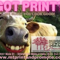 Middletown Press & Promotions - Graphic Design for any advertising or printing.
