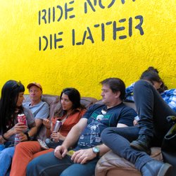 Off Track - Off Track's awesome hang out couch