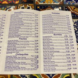 L Chingon - Menu