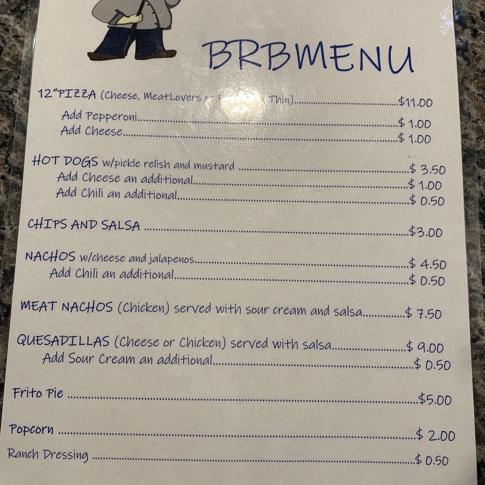 Big Robbies Billiards - Menu- food is served- so smoking is outdoors. - Pool Halls Near Me - Bossier City, Louisiana