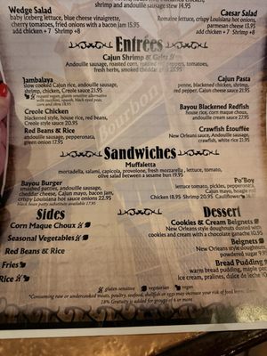 Menu photo 4 Pat O'Brien's Orlando, FL Menu photo 4 Pat O'Brien's Orlando, FL