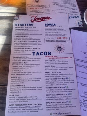 Menu photo 2 Tacovore - Corvallis Corvallis, OR Menu photo 2 Tacovore - Corvallis Corvallis, OR