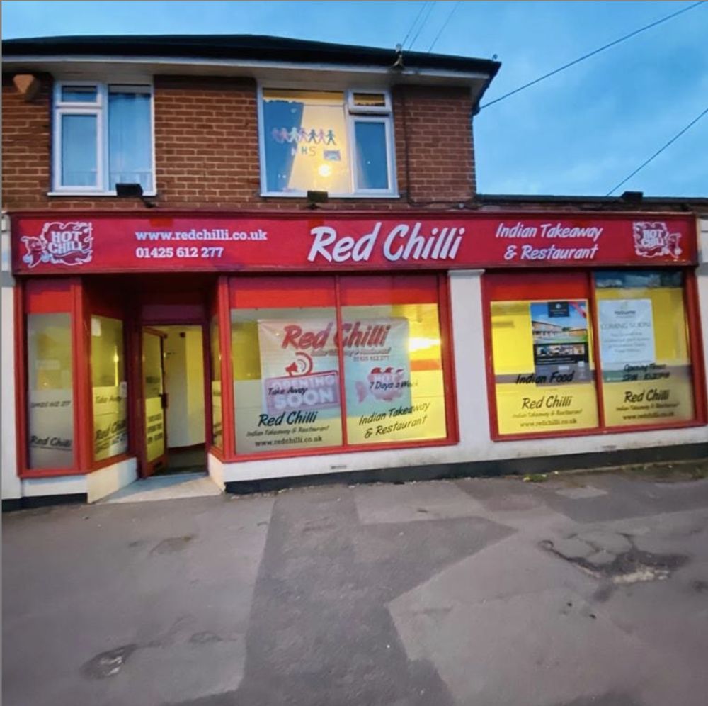 RED CHILLI INDIAN TAKEAWAY & RESTAURANT 5 Milton Green, New Milton