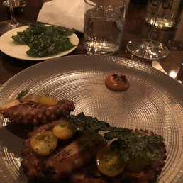 POLPO Grilled Octopus, Gremolata, Romesco Sauce, Cambray Potatoes, Roasted Chaya $210 POLPO Grilled Octopus, Gremolata, Romesco Sauce, Cambray Potatoes, Roasted Chaya $210