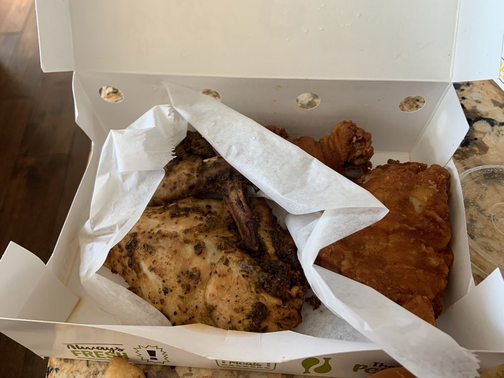 Food from Pollo Campero