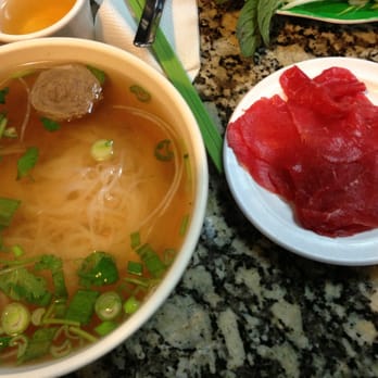 Pho Mai - Pho Tai Bo Vien with Steak on the side - Vietnamese Near Me - San Jose, California