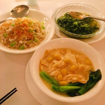 唐人館 - Fried rice, tofu with ginkgo, Chinese watercress - Cantonese Near Me - Hong Kong, HK